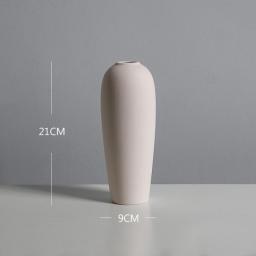 White Vases Living Room Decoration Home Decor Room Decor Pottery And Porcelain Vases For Artificial Flowers Decorative Figurines