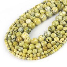 Wholesale Natural Stone Turquoises Sea Sediment Agates Malachite Beads Loose Beads 4/6/8/10/12mm For Jewelry Making DIY Bracelet