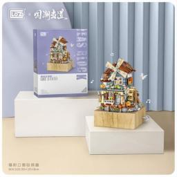 Windmills Music Box Models Building Blocks Of Constructions Gifts For Children's Birthday Guests Toy For Kids Loz 1239 Christmas