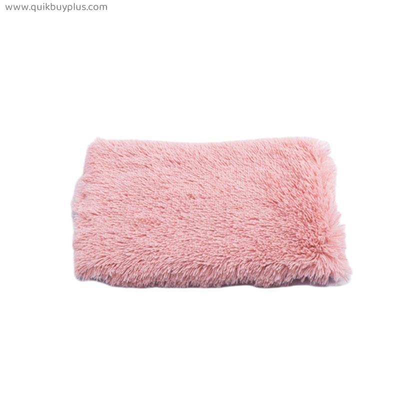 Winter Pet Dog Bed Long Plush Soft Fleece Blankets Pets Cushion House For Small Medium Dogs Cat Sleeping Cats Mattress Supplies