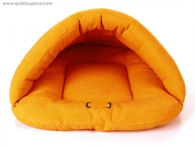 Winter warm slipper shape pet cushion house dog bed dog house soft comfortable cat dog bed house