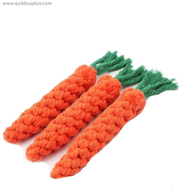 Winvacco Pet Dog Toys  Dog Chew Toys Durable Braided Bite Resistant Puppy Molar Cleaning Teeth Cotton Rope Toy