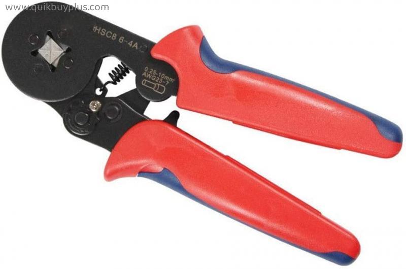 Wire Crimper Tool Mini Self-Tuning Multi-Function Crimping Pliers, Tubular Terminal Insulation Cold Press Pliers Wire Strippers