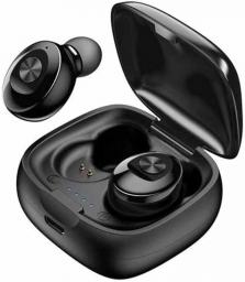 Wireless Earbuds 5.0 True Bluetooth Earphones IPX5 Waterproof Sports Earpiece 3D Stereo Sound Headphones with Charging Box (Color : A)