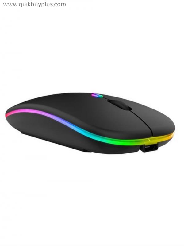 Wireless Mouse Bluetooth 2.4G Silent Laptop Gaming Mouse Gamer Rechargeable Mouse for Computer 4 Buttons High-speed Mause