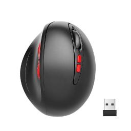 Wireless Mouse Easy Grip 2.4GHz Optical Office Sensitive Ergonomic Vertical Adjustable DPI Portable Battery Powered USB Receiver