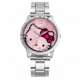 Women's Watches Stainless Steel Strap Watchband  Hodinky Children's Cute Cartoon Quartz Watch Ceasuri Kid Pink Children's Watch