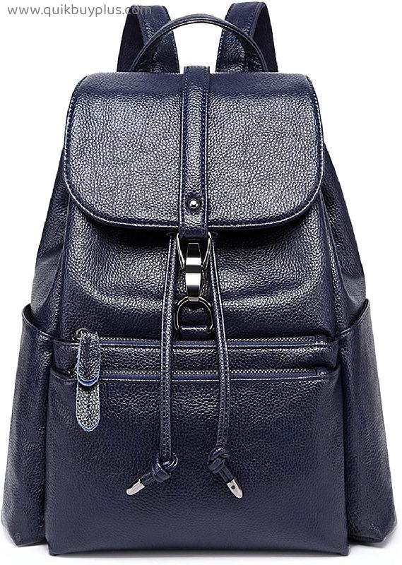 Women's Backpack Purse - Convertible Satchel Handbags Shoulder Bag,Anti-Theft Casual Leather Rucksack Daypacks Bookbag Zipper Bags for Women Ladies Girls (Color : Black)