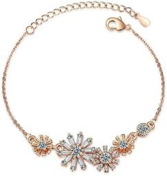 Women Fashion Jewelry Adjustable Bangle Lover Birthday Valentine Day Gift Jewellery (Gem Color : Women Bracelets)