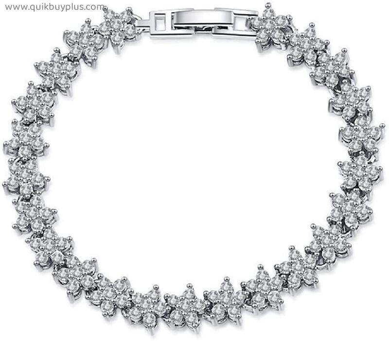 Women Fine Jewelry Fashion Bracelet Lover Birthday Valentine Gift jewellery (Gem Color : Women Bracelets)