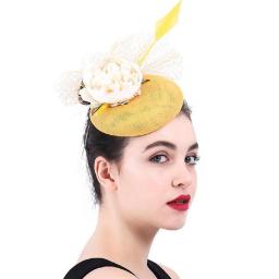 Women Hair Fascinators Party Hats Women Derby Wedding Headwear Veils Accessories Bridal Days Headpiece