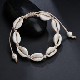 X136 Natural Summer Beach Shell Choker Necklace Simple Bohemian Seashell Necklace Jewelry for Women Girls Birthday Gift New