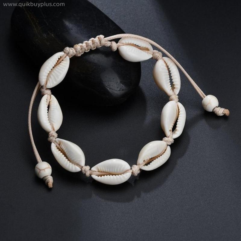 X136 Natural Summer Beach Shell Choker Necklace Simple Bohemian Seashell Necklace Jewelry for Women Girls Birthday Gift New