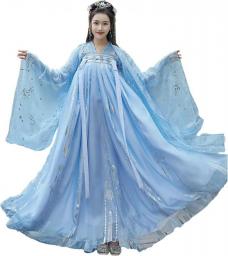 YANLINA Hanfu Chinese Traditional Woman Hanfu Fairy Dress Chinese Ancient Cosplay Costume Set (Color : Pink, Size : Medium)