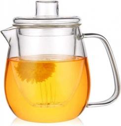 YANRUI Teapot 600ml Heat-Resistant Glass Teapot Cold Kettle Milk Jug 1yess