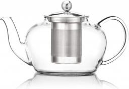 YANRUI Teapot Cast Iron Teapot Teapots Heat-Resistant Glass Filter Tea Kettle 450ml High Borosilicate Glass Flower Teapot Have Stainless Steel Liner Tea Set Tea Accessories
