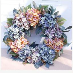 YANXIAOPING 29 Inch Autumn Wreath, Wreath, Silk Flower Cloth Suitable For Christmas Decorations Front Door Decoration
