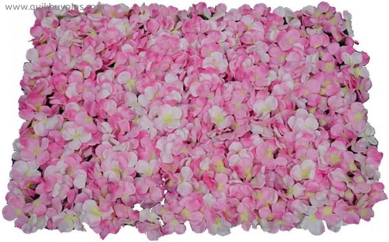 YANXIAOPING Artificial Flower Wall Panels Hanging Ornaments Home Wedding Venue Floral DIY Art Decorations - Pink (Size : 6pack)