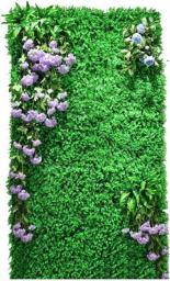 YANXIAOPING Artificial Flowers Faux Greenery Privacy Screens Hedge Backdrop Plastic Garden Fake Fence Wall Decoration (Size : 1m²)