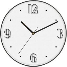 YXD Decor Clock Wall 12Inch Silent Wall Clocks Non-Ticking Battery Operated Modern Decro Clock Easy to Read for Home/Bedroom/Office/School Modern Clock (Color : Style C)