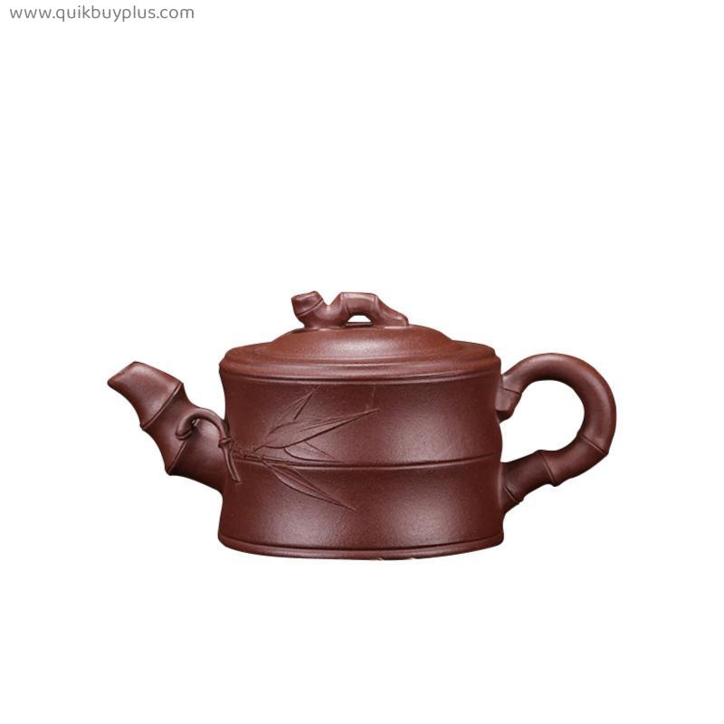 Yipin Bamboo Teapot,Drink Tea,Puer,Set Kettle Pot,Yixing,Purple Clay,Kung,Fu,Zisha,Suit for Green Tea,Yixing,Handmade,