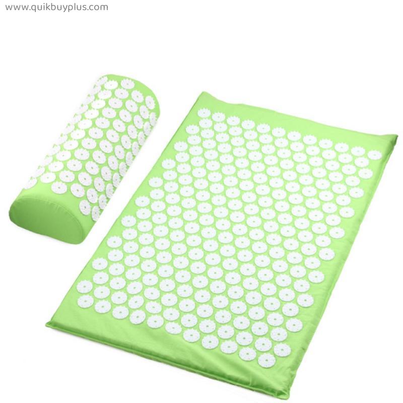 Yoga Mat Acupressure Mat Massage Relieve Stress Back Body Pain Spike Cushion Acupuncture