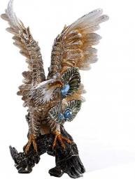 aasdf Eagle Statue Ornaments Resin Bird Animal Figurines Sculpture Feng Shui Office Living Room Business Decorative Best Opening Gift A