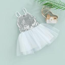 Ma&baby 3m-4Y Toddler Infant Newborn Baby Girls Tutu Dress Sequins Bow Backless Tulle Party Birthday Wedding Dresses  D01