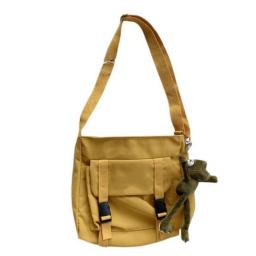 Simple Messenger Bag For Student Nylon Waterproof Canvas Bag Cross Body Bags For Women Satchels