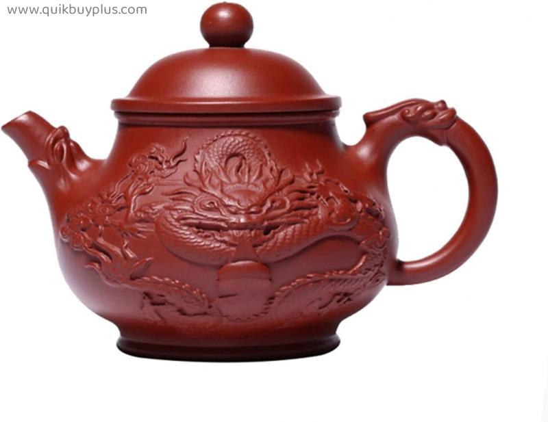 teapot 190ml Antique Tea Pot Yixing Purple Clay Teapots Household Zisha Filter Kettle Handmade Tea Set
