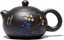 teapot 200ml Yixing Classic Purple Clay Teapots Ball Shaped Infuser Xishi Tea Pot Beauty Kettle Handmade Zisha Tea Set