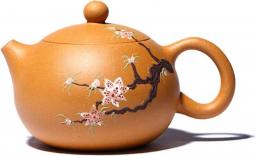 Teapot 200ml Yixing Master Handmade Purple Clay Teapots Flower Pattern Xishi Tea Pot Kettle Chinese Zisha Teaware Tea Set