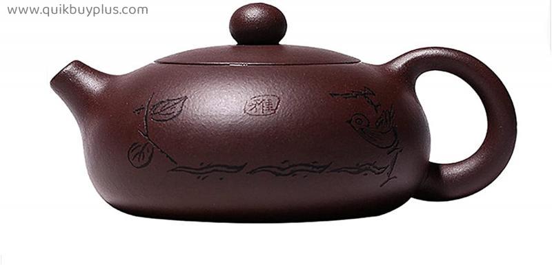teapot 210ml Yixing Classic Purple Clay Teapots Ball Hole Filter Tea Pot Beauty Zisha Kettle Handmade Tea Set