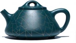 Teapot 240ml Yixing Purple Clay Teapots Raw Ore Azure Mud Tea Pot Handmade Tea Set