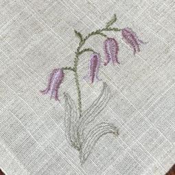 Varieties Flower,  Garden Embroidered Linen Look Napkins, Placemats, Table Mats, Hotel, Airbnb, Restaurant 40x40cm
